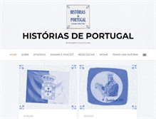 Tablet Screenshot of historiasdeportugal.com
